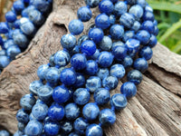 Polished Sodalite Beaded Necklace - Sold Per Item - From Namibia - Toprock Gemstones and Minerals 
