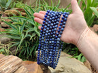 Polished Sodalite Beaded Necklace - Sold Per Item - From Namibia - Toprock Gemstones and Minerals 