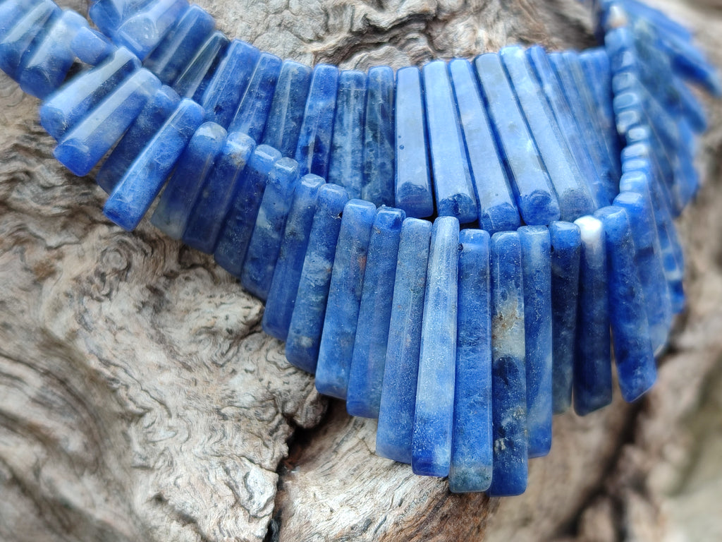 Polished Sodalite Egyptian Choker Necklace - Sold Per Item - From Namibia - Toprock Gemstones and Minerals 