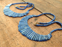 Polished Sodalite Egyptian Choker Necklace - Sold Per Item - From Namibia - Toprock Gemstones and Minerals 