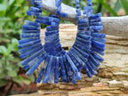 Polished Sodalite Egyptian Choker Necklace - Sold Per Item - From Namibia - Toprock Gemstones and Minerals 