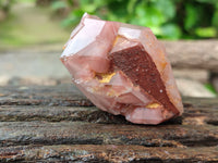 Natural Red Hematoid Quartz Clusters x 12 From Karoi, Zimbabwe
