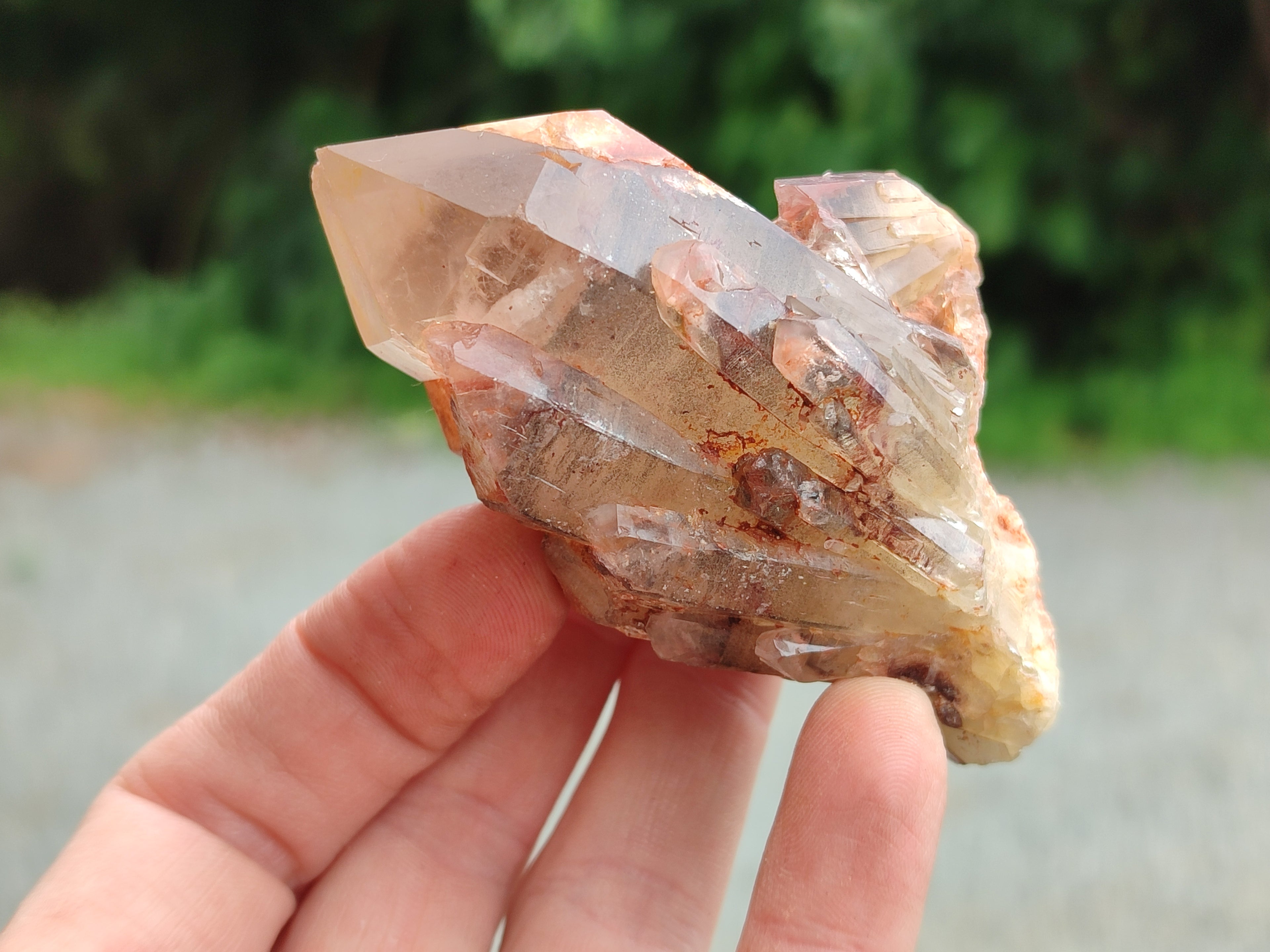 Natural Red Hematoid Quartz Clusters x 12 From Karoi, Zimbabwe - Toprock Gemstones and Minerals 