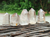Polished Smokey Quartz Crystals x 20 From Madagascar - Toprock Gemstones and Minerals 