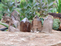 Polished Smokey Quartz Crystals x 20 From Madagascar - Toprock Gemstones and Minerals 