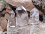 Polished Smokey Quartz Crystals x 20 From Madagascar - Toprock Gemstones and Minerals 