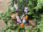 Polished Hematite, Carnelian, Amethyst Beaded Necklace x 3 From Southern Africa - Toprock Gemstones and Minerals 