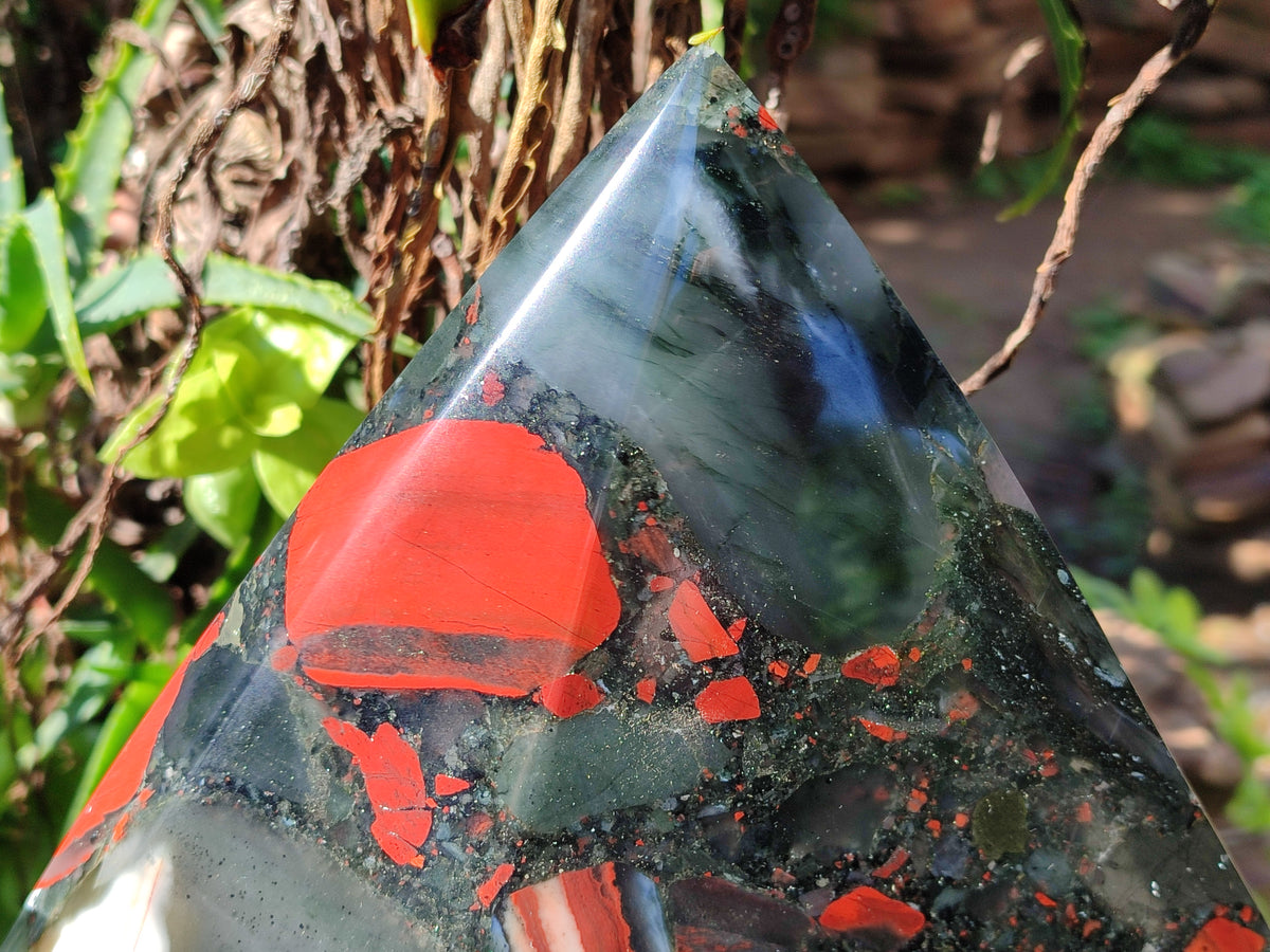 Polished Extra Large A Grade Bloodstone Display Piece x 1 From Swaziland - Toprock Gemstones and Minerals 