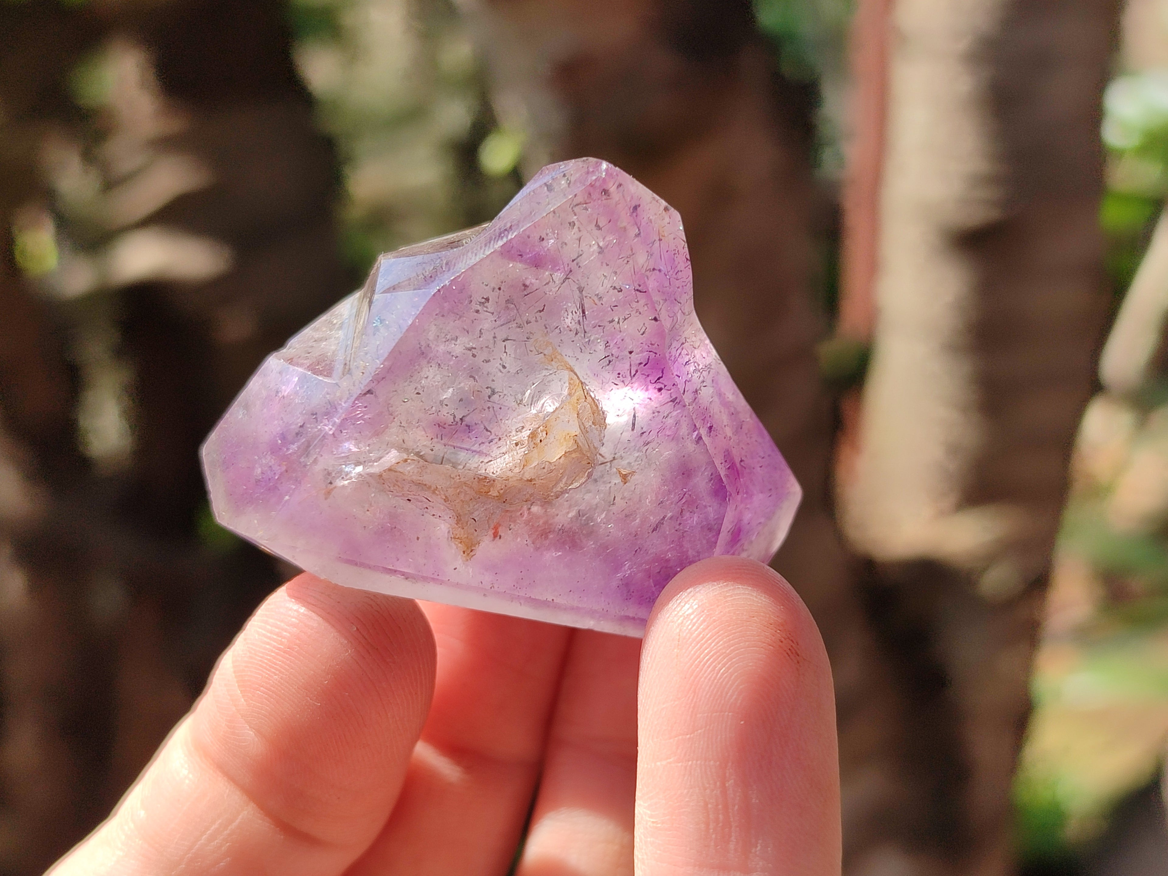 Polished Smokey Amethyst Quartz Crystals x 20 From Madagascar - Toprock Gemstones and Minerals 