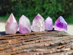 Polished Smokey Amethyst Quartz Crystals x 20 From Madagascar - Toprock Gemstones and Minerals 
