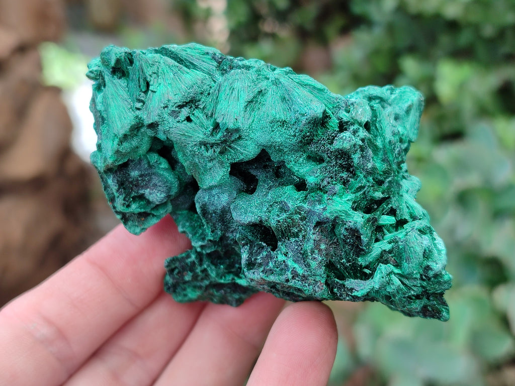 Natural Silky Malachite Specimens x 6 From Kasompe, Congo - Toprock Gemstones and Minerals 