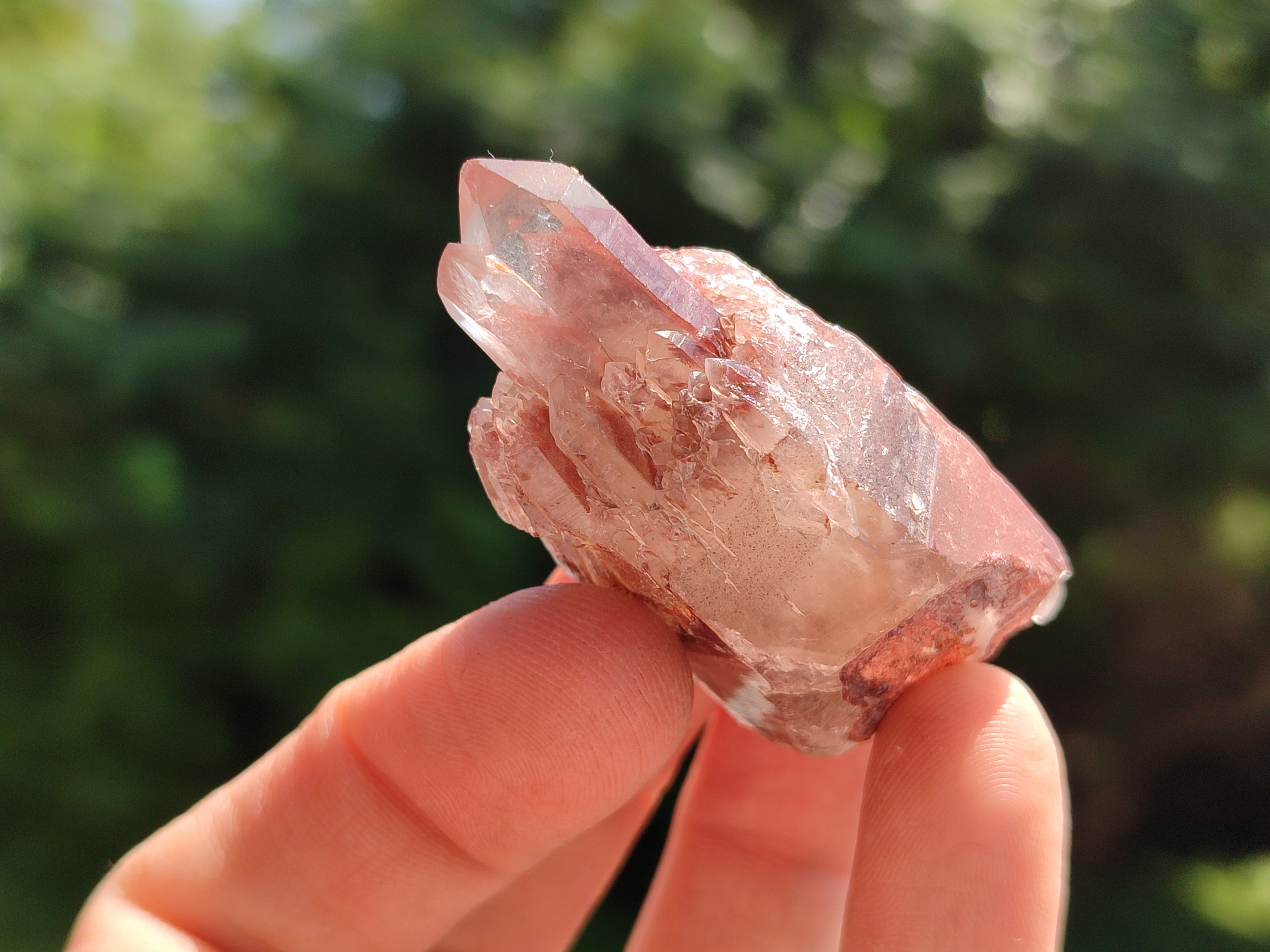 Natural Red Hematoid Quartz Crystals x 35 From Karoi, Zimbabwe - Toprock Gemstones and Minerals 