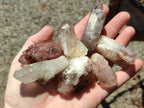 Natural Red Hematoid Quartz Crystals x 35 From Karoi, Zimbabwe - Toprock Gemstones and Minerals 