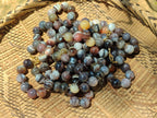 Polished Botswana Agate Beaded Necklace - Sold Per Item- From Botswana - Toprock Gemstones and Minerals 