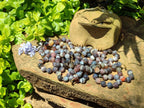 Polished Botswana Agate Beaded Necklace - Sold Per Item- From Botswana - Toprock Gemstones and Minerals 