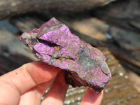 Natural Metallic Purpurite Cobbed Specimens x 8 From Erongo, Namibia - Toprock Gemstones and Minerals 