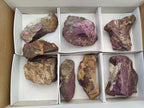 Natural Metallic Purpurite Cobbed Specimens x 8 From Erongo, Namibia - Toprock Gemstones and Minerals 