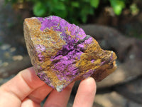 Natural Metallic Purpurite Cobbed Specimens x 8 From Erongo, Namibia - Toprock Gemstones and Minerals 