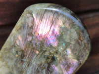 Polished Labradorite Standing Free Forms x 3 From Tulear, Madagascar - Toprock Gemstones and Minerals 