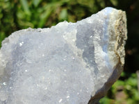 Natural Blue Lace Agate Geode Specimens x 3 From Malawi - Toprock Gemstones and Minerals 