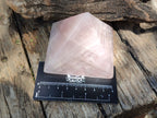 Polished Rose Quartz Pyramids x 4 From Madagascar - Toprock Gemstones and Minerals 