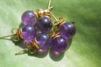 Polished Pair of Gemmy Amethyst Stud Earrings - sold per Pair - From Zambia - Toprock Gemstones and Minerals 