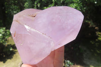 Polished Window Amethyst Quartz Crystals x 2 From Akansobe, Madagascar - Toprock Gemstones and Minerals 
