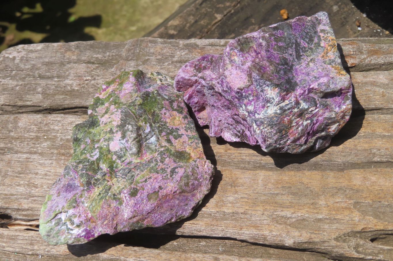 Natural Stichtite Cobbed Specimens x 12 From Barberton, South Africa - Toprock Gemstones and Minerals 