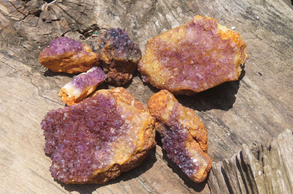 Natural Amethystos Amethyst Clusters x 15 From Kwaggafontein, South Africa - Toprock Gemstones and Minerals 