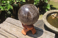 Polished Smokey Quartz Sphere x 1 From Madagascar - Toprock Gemstones and Minerals 