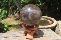Polished Smokey Quartz Sphere x 1 From Madagascar - Toprock Gemstones and Minerals 