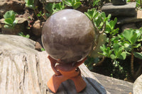 Polished Smokey Quartz Sphere x 1 From Madagascar - Toprock Gemstones and Minerals 