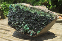 Natural Libethenite Crystals On Dolomite Matrix Specimen x 1 From Shituru, Congo
