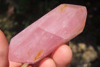 Polished Double Terminated Rose Quartz Points x 6 From Ambatondrazaka, Madagascar - Toprock Gemstones and Minerals 