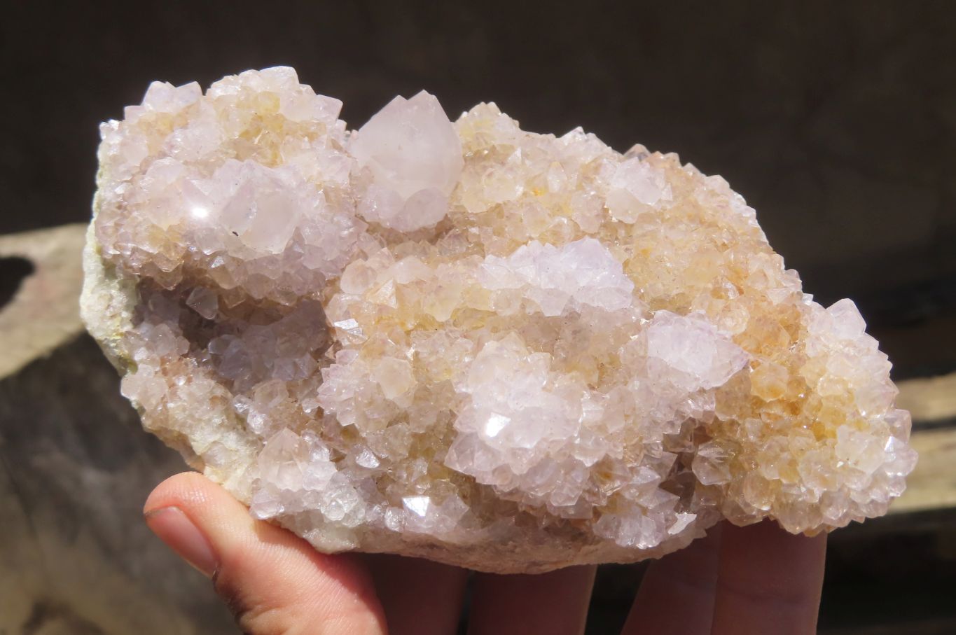 Natural Spirit Quartz Clusters x 4 From Boekenhouthoek, South Africa - Toprock Gemstones and Minerals 