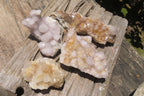 Natural Spirit Quartz Clusters x 4 From Boekenhouthoek, South Africa - Toprock Gemstones and Minerals 