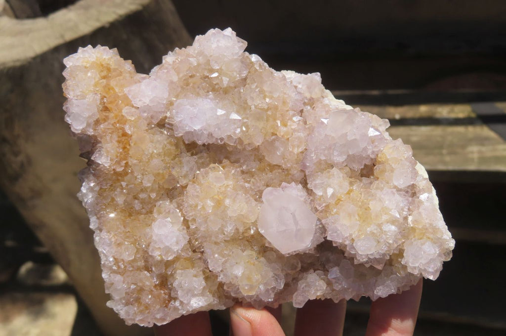 Natural Spirit Quartz Clusters x 4 From Boekenhouthoek, South Africa - Toprock Gemstones and Minerals 