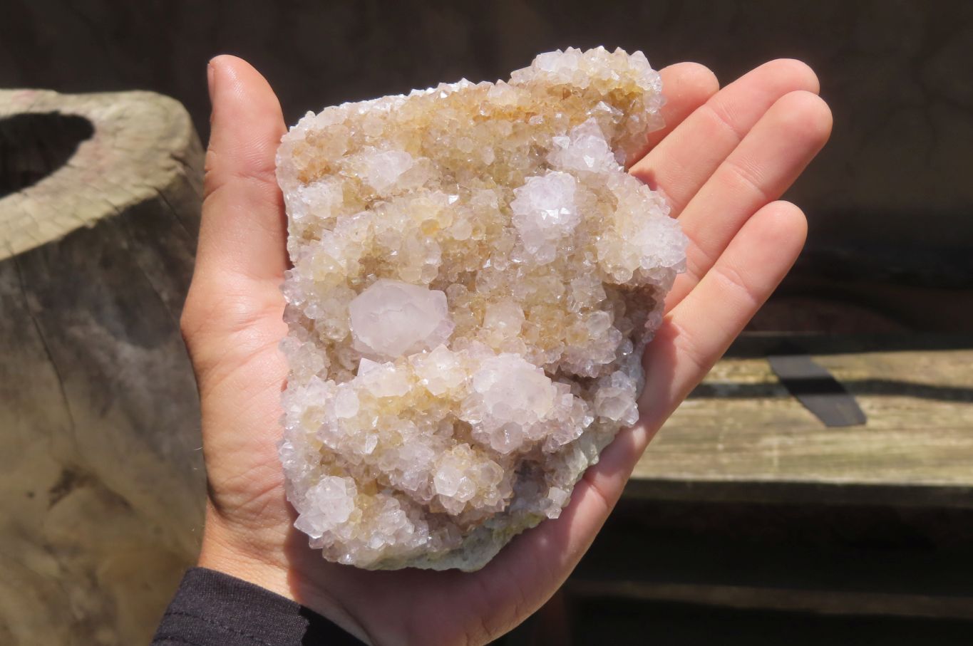 Natural Spirit Quartz Clusters x 4 From Boekenhouthoek, South Africa - Toprock Gemstones and Minerals 