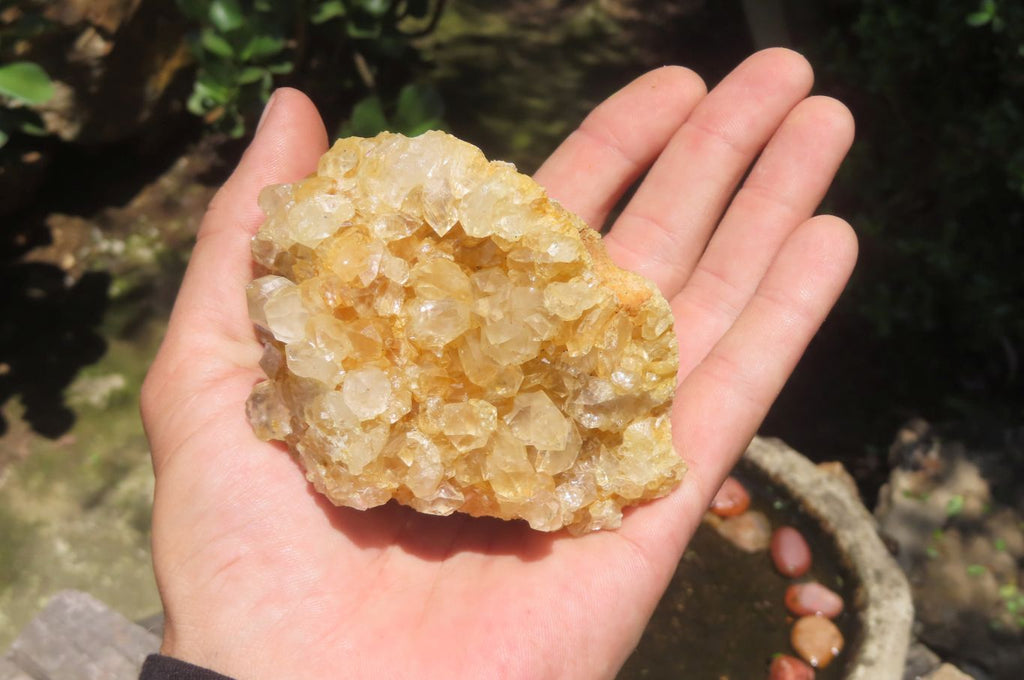 Natural Limonite Quartz Clusters x 12 From Solwezi, Zambia - Toprock Gemstones and Minerals 