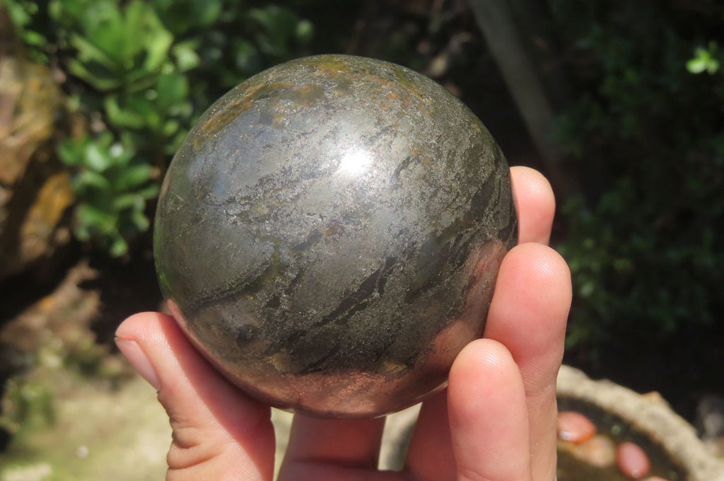 Polished Pharaoh Stone Spheres x 3 From Zimbabwe - Toprock Gemstones and Minerals 