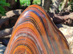 Polished Banded Tiger Iron Jasper Free Form x 1 From Northern Cape, South Africa - Toprock Gemstones and Minerals 