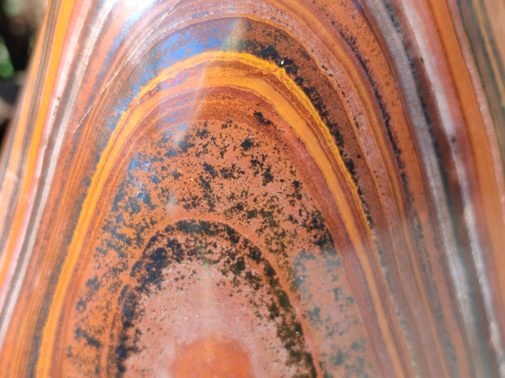 Polished Banded Tiger Iron Jasper Free Form x 1 From Northern Cape, South Africa - Toprock Gemstones and Minerals 