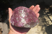 Polished Rubellite Pink Tourmaline Standing Free Form x 1 From Ambatondrazaka, Madagascar - Toprock Gemstones and Minerals 