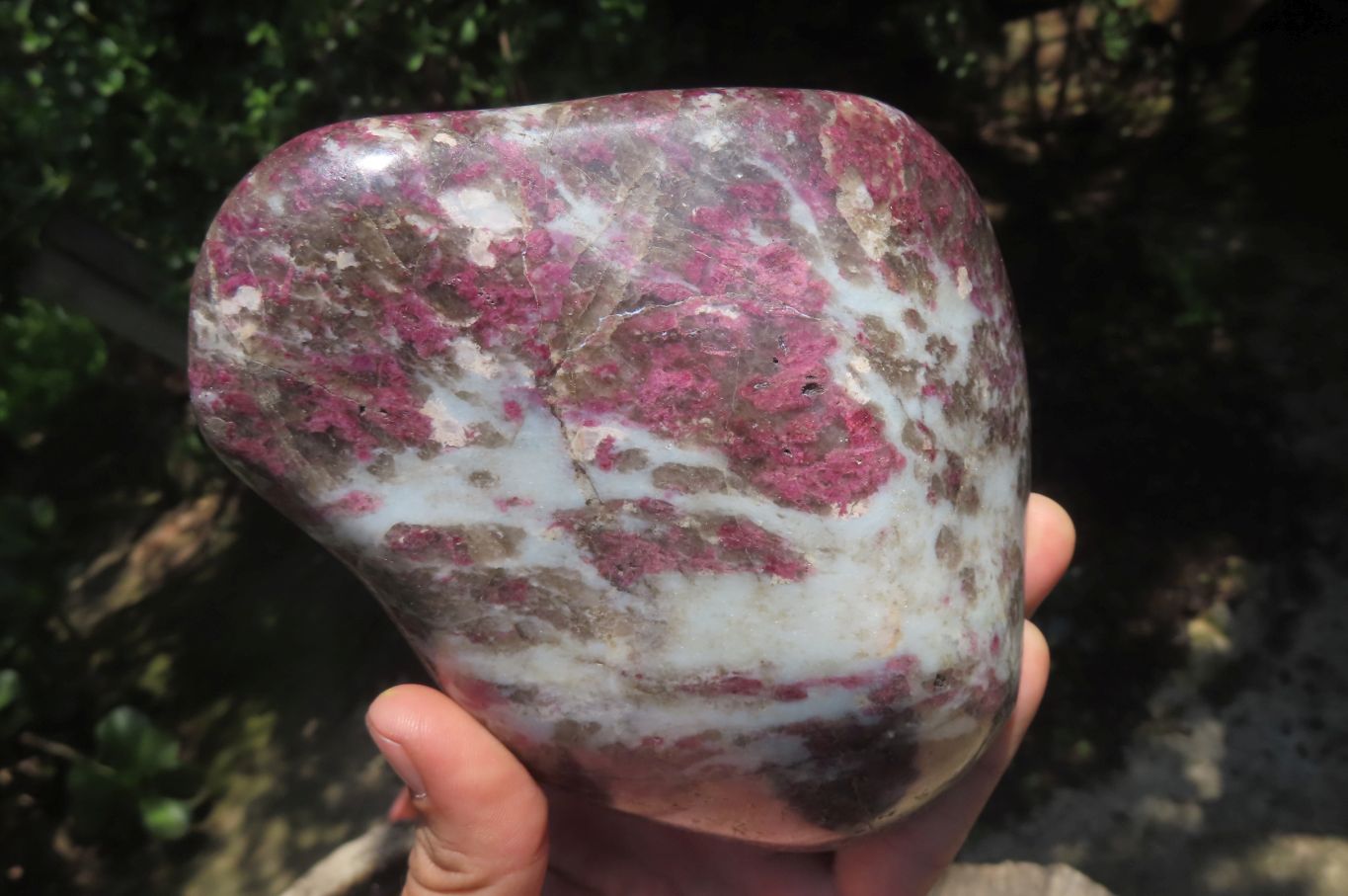 Polished Rubellite Pink Tourmaline Standing Free Form x 1 From Ambatondrazaka, Madagascar - Toprock Gemstones and Minerals 