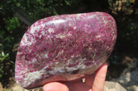 Polished Rubellite Pink Tourmaline Standing Free Form x 1 From Ambatondrazaka, Madagascar - Toprock Gemstones and Minerals 