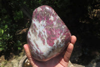 Polished Rubellite Pink Tourmaline Standing Free Form x 1 From Ambatondrazaka, Madagascar - Toprock Gemstones and Minerals 