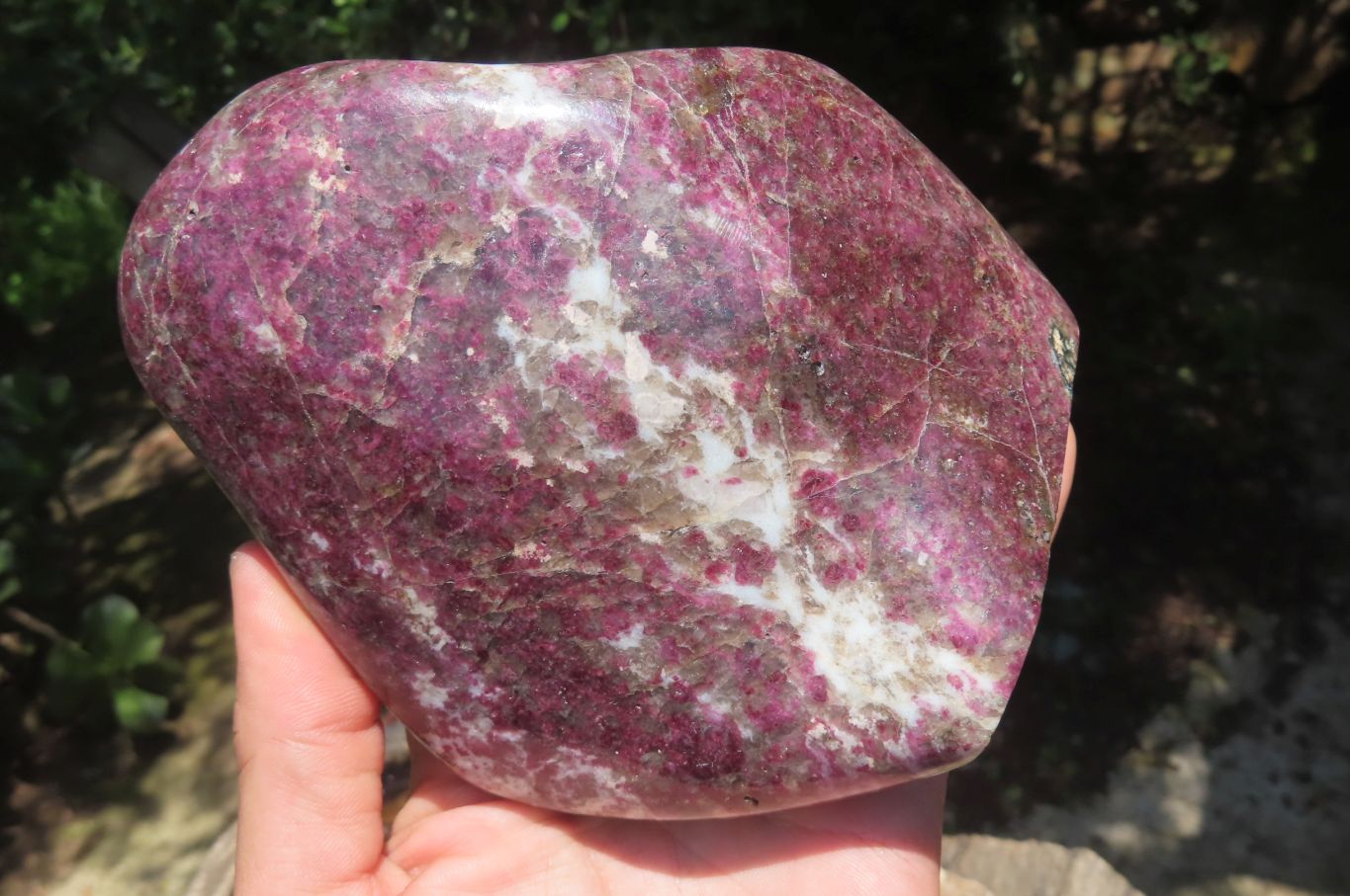 Polished Rubellite Pink Tourmaline Standing Free Form x 1 From Ambatondrazaka, Madagascar - Toprock Gemstones and Minerals 