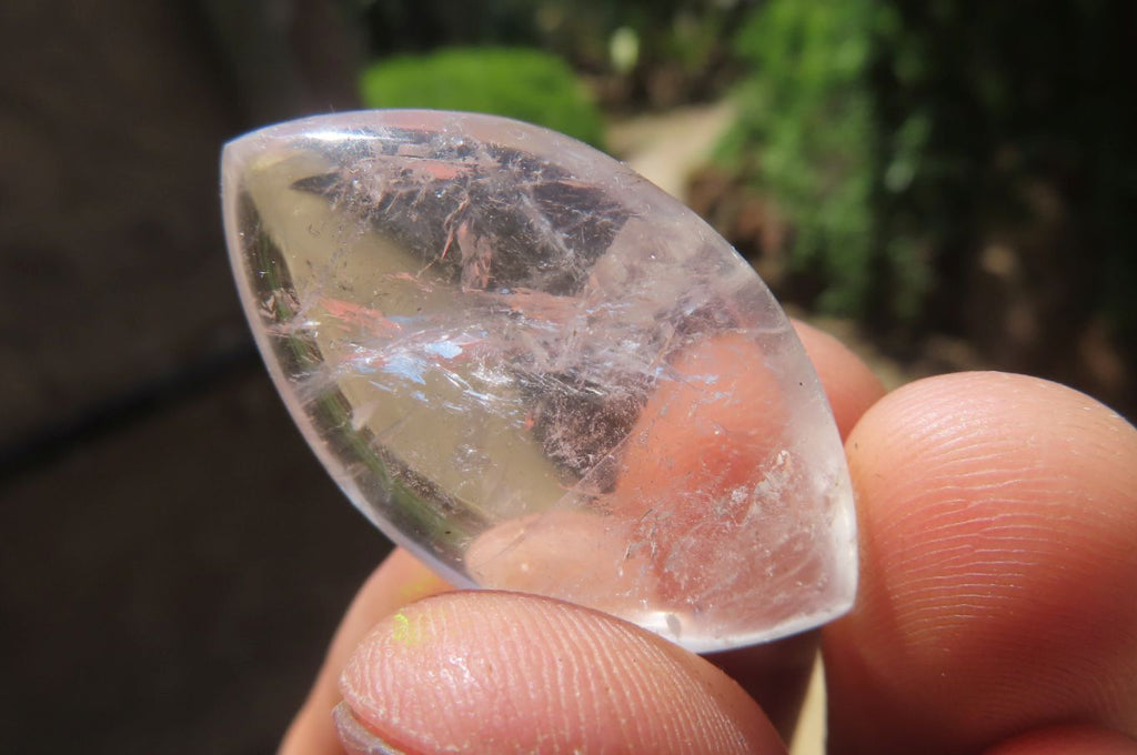 Polished Clear Quartz "Angel Tears" Pendant Pieces x 24 From Madagascar - Toprock Gemstones and Minerals 