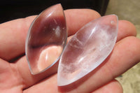 Polished Clear Quartz "Angel Tears" Pendant Pieces x 24 From Madagascar - Toprock Gemstones and Minerals 
