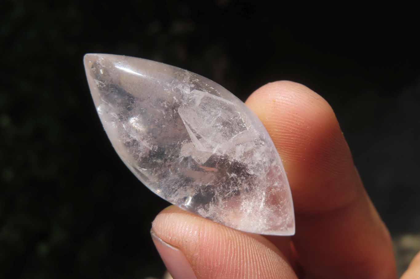 Polished Clear Quartz "Angel Tears" Pendant Pieces x 24 From Madagascar - Toprock Gemstones and Minerals 